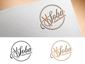 Logo Design by Vishak vasu for Soba Asian Noodles | Design #28155408