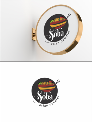 Logo Design by Robert Macwan for Soba Asian Noodles | Design #28182507