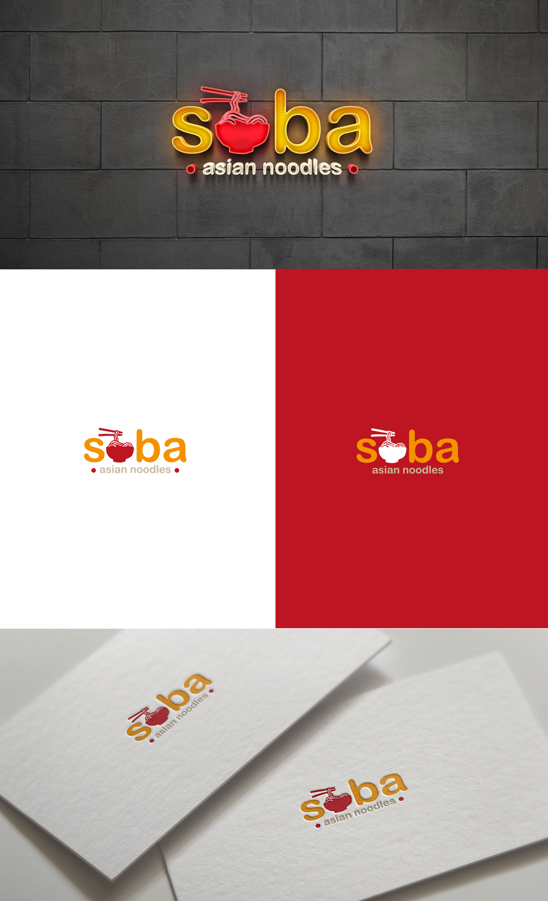 Diseño de Logo por GLDesigns para Soba Asian Noodles | Diseño #28151121