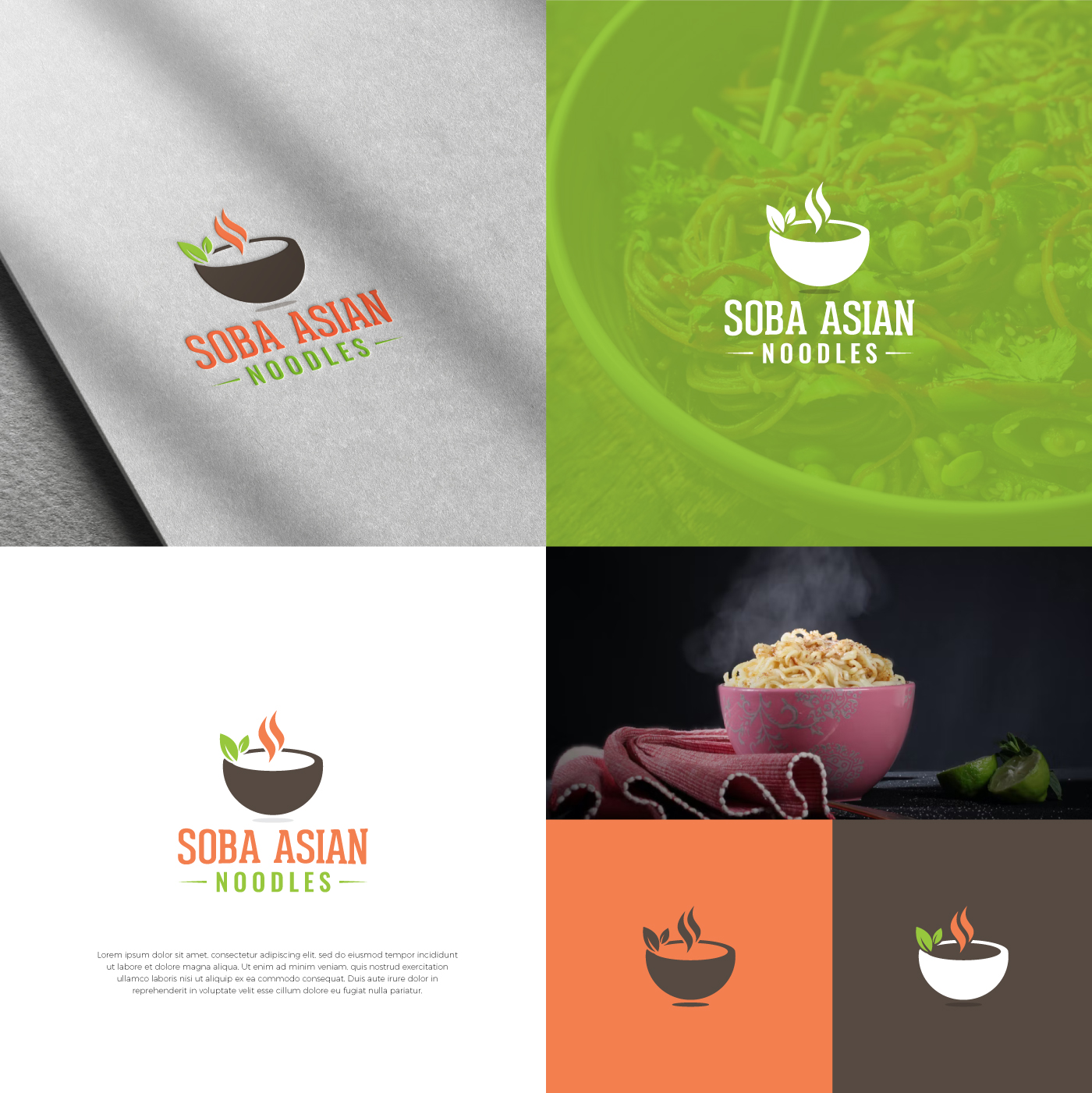 Logo Design by HWdesigns for Soba Asian Noodles | Design #28155528
