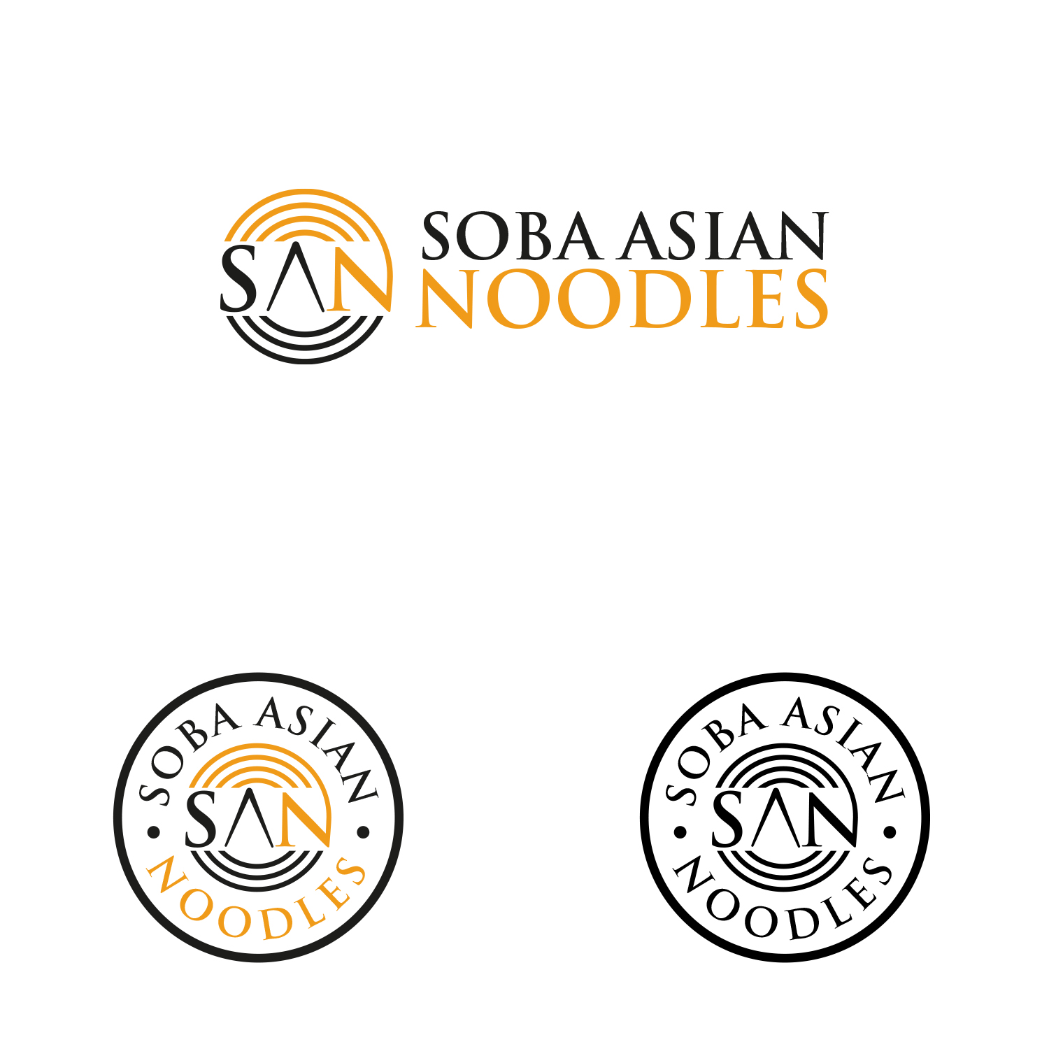 Diseño de Logo por MG.graphics para Soba Asian Noodles | Diseño #28151456