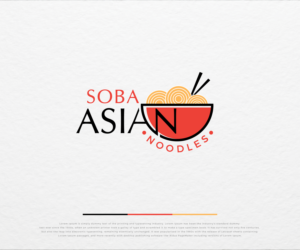 Diseño de Logo por ecorokerz para Soba Asian Noodles | Diseño: #28154309