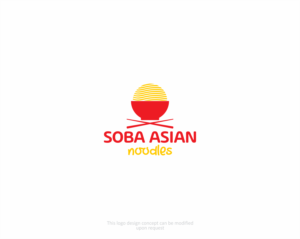 Diseño de Logo por MBARO para Soba Asian Noodles | Diseño: #28192238