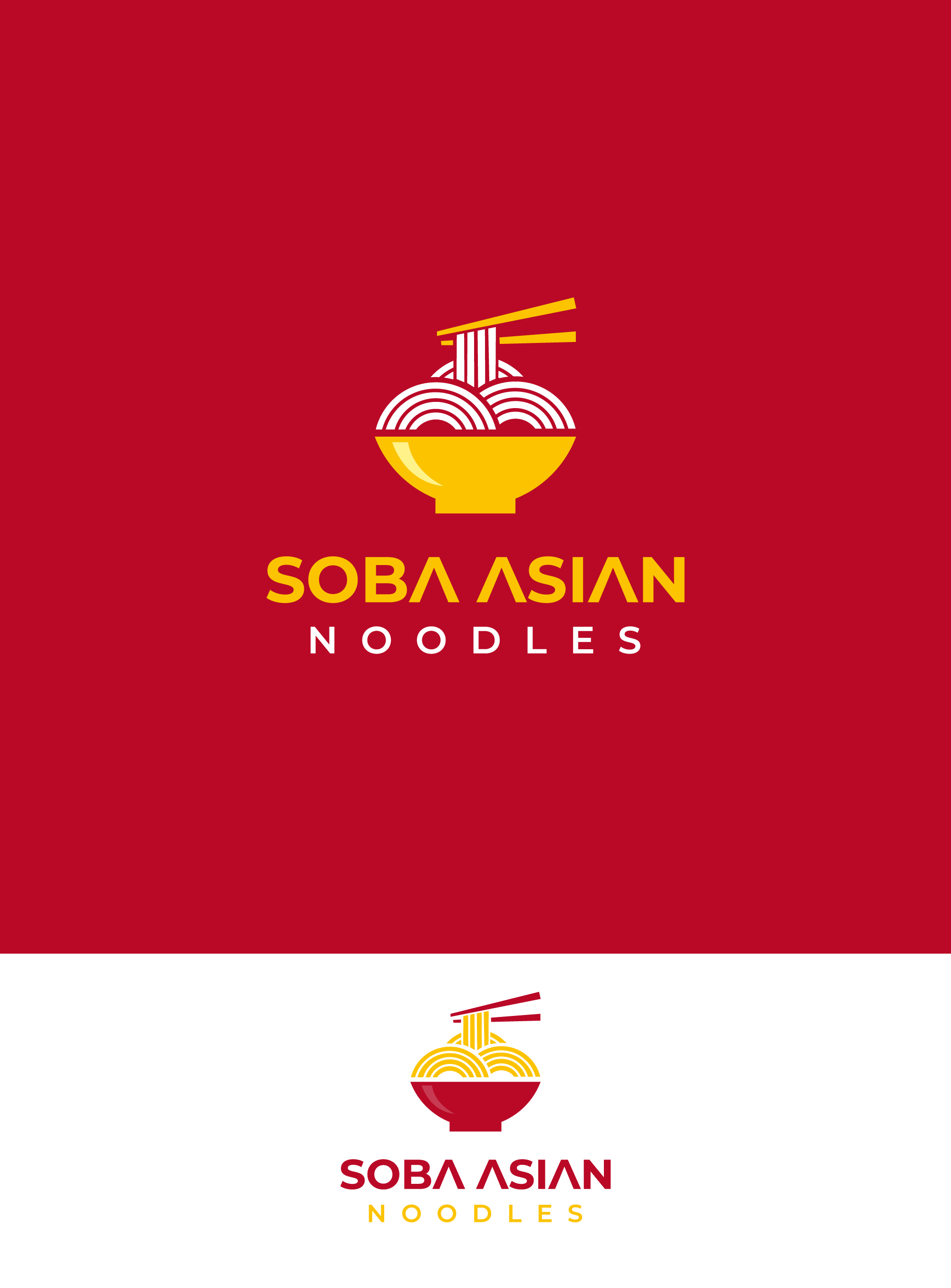 Diseño de Logo por JoseDesign para Soba Asian Noodles | Diseño #28153114