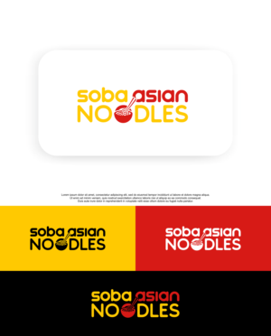 Diseño de Logo por QILLASOFT-Design para Soba Asian Noodles | Diseño: #28164487