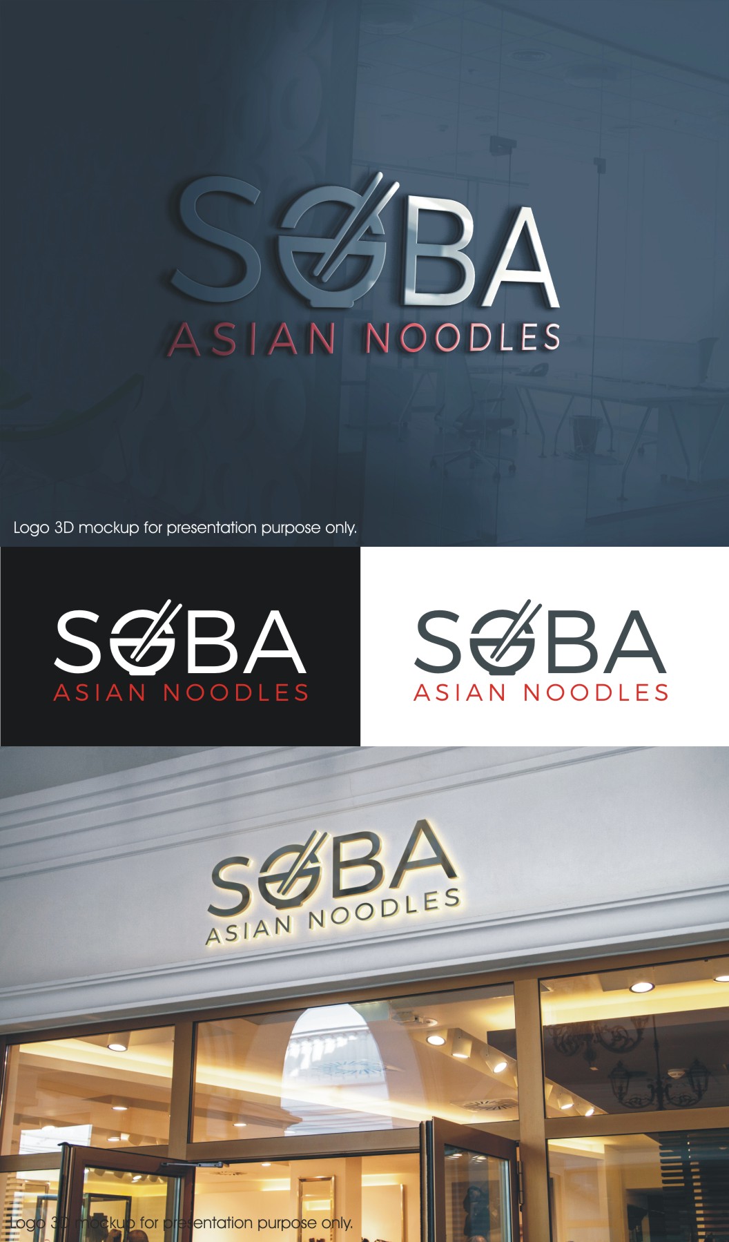 Diseño de Logo por jssaan para Soba Asian Noodles | Diseño #28151059