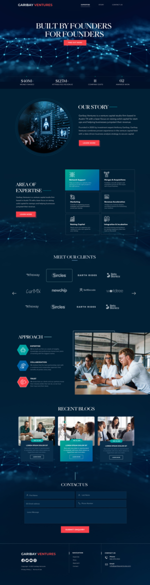 Web Design by Blue Sparrow for this project | Design: #28160824