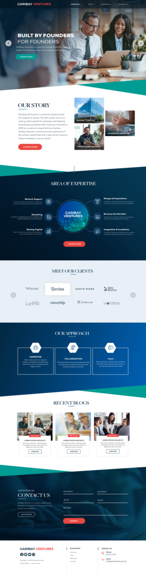 Web Design by Blue Sparrow for this project | Design: #28161048