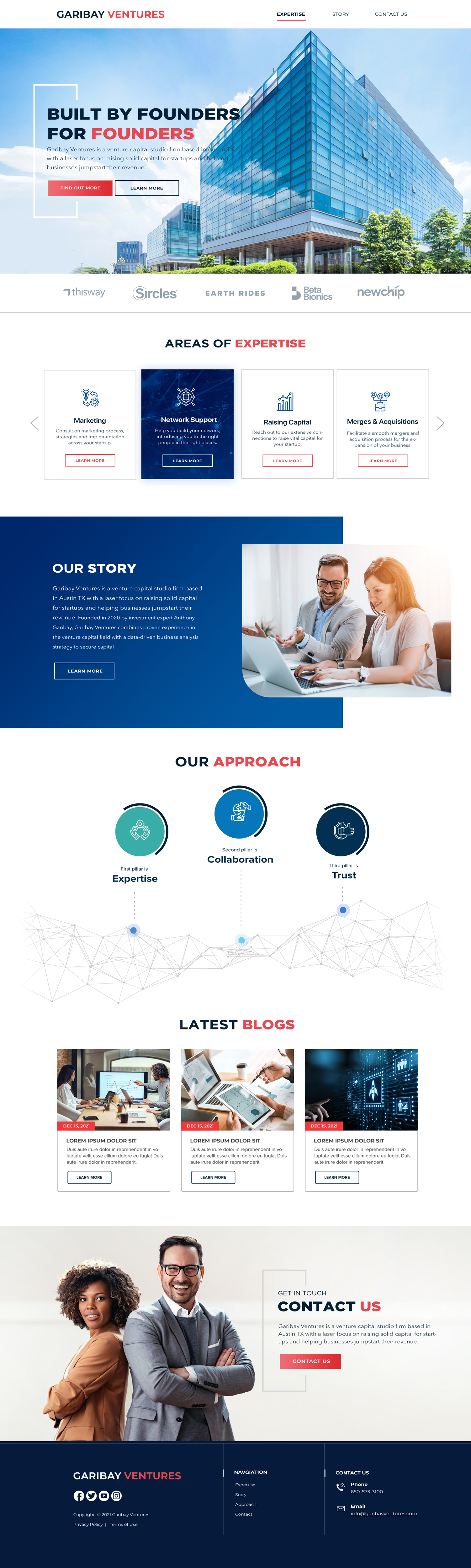 Web Design by Blue Sparrow for this project | Design #28166062