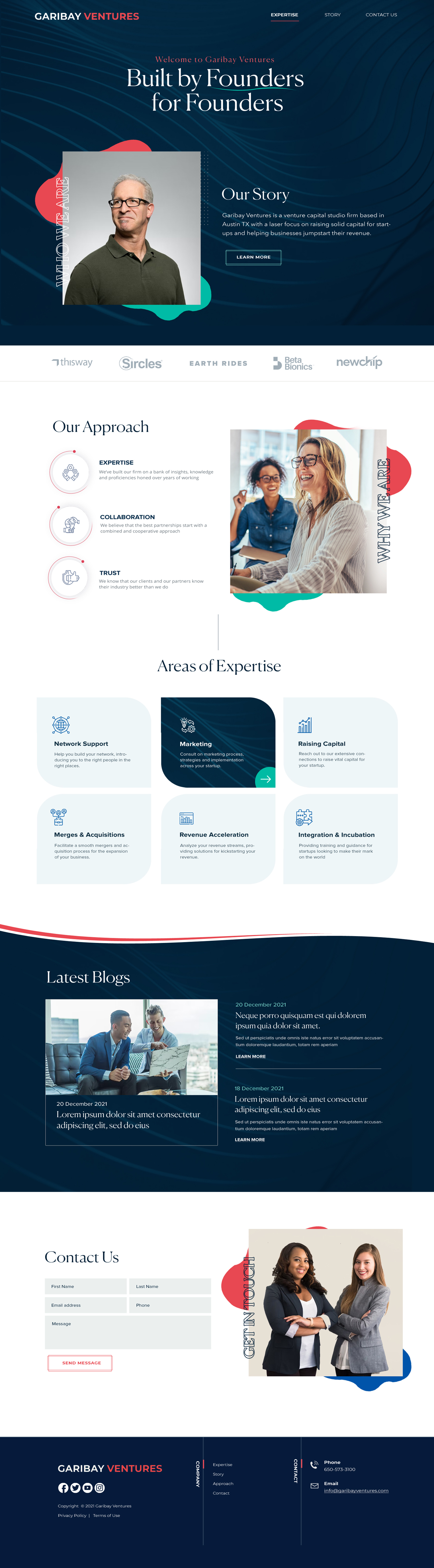 Web Design by Blue Sparrow for this project | Design #28166063