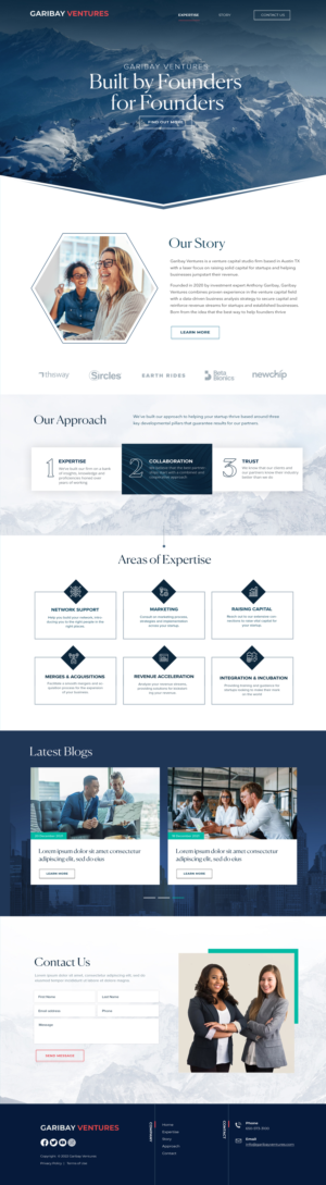 Web Design by Blue Sparrow for this project | Design: #28166917