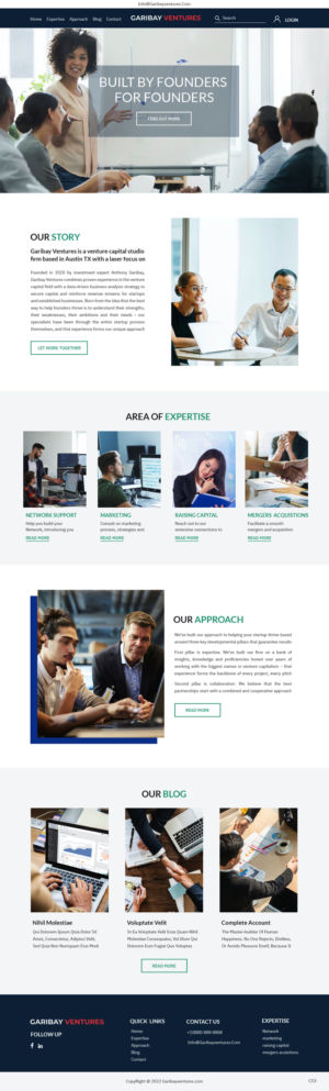 Web Design by pb for this project | Design: #28163466
