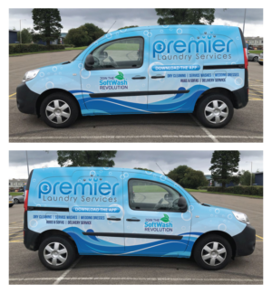 Laundry Van Wrap Design | Grafik-Design von White Diary