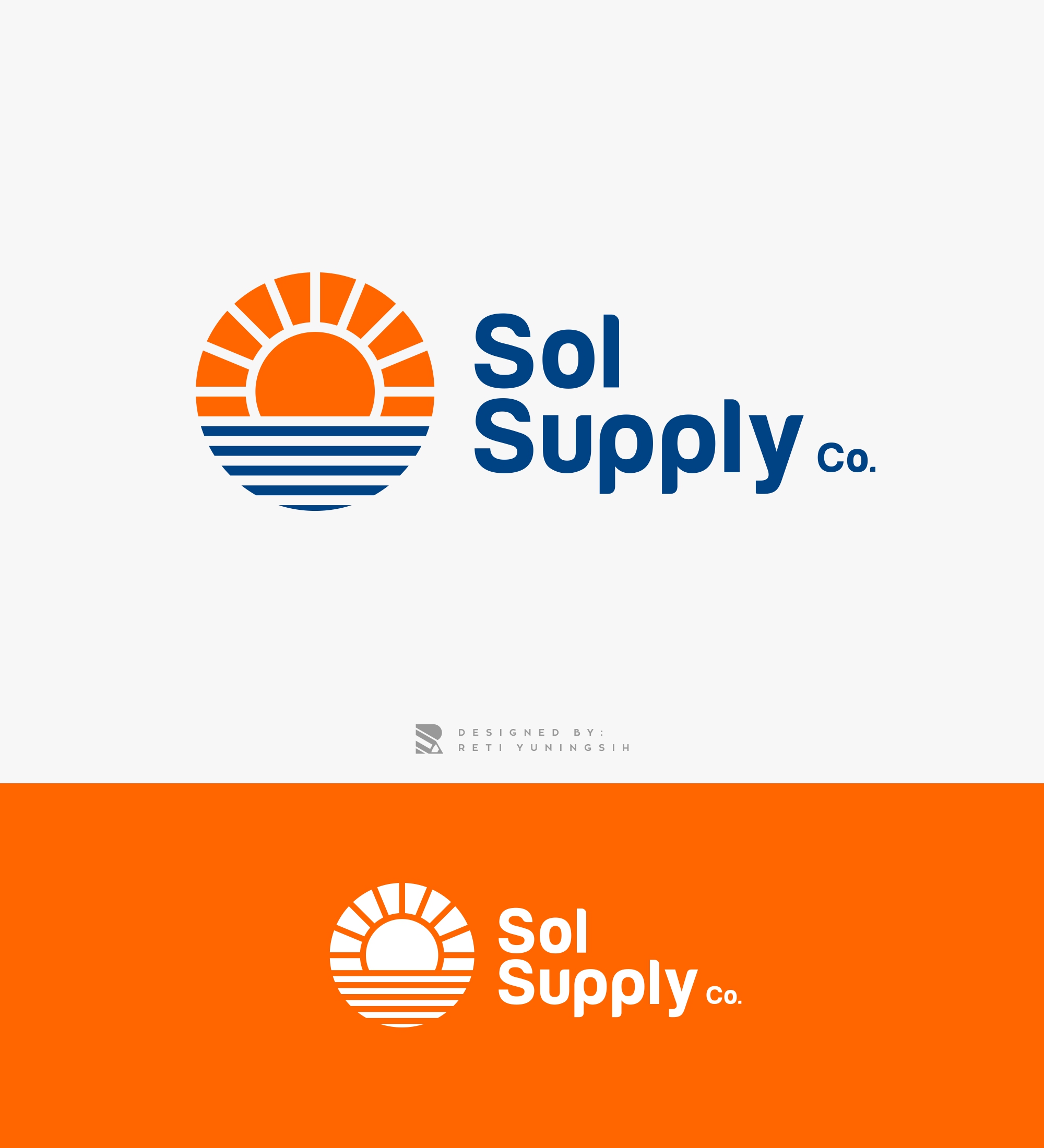 Logo Design by Erzan Design for Sol Supply Co. | Design #28153804