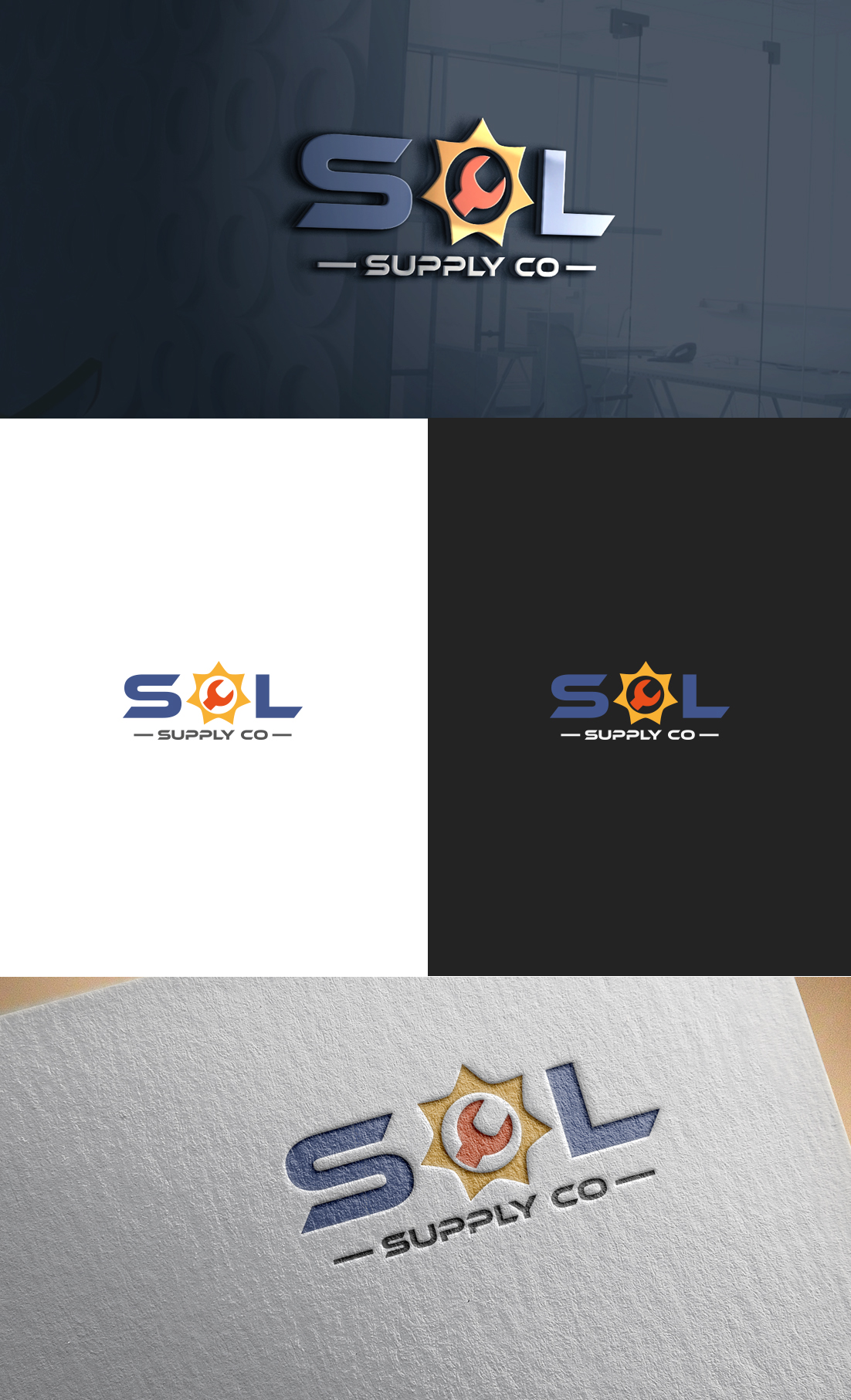 Logo Design by GLDesigns for Sol Supply Co. | Design #28152372