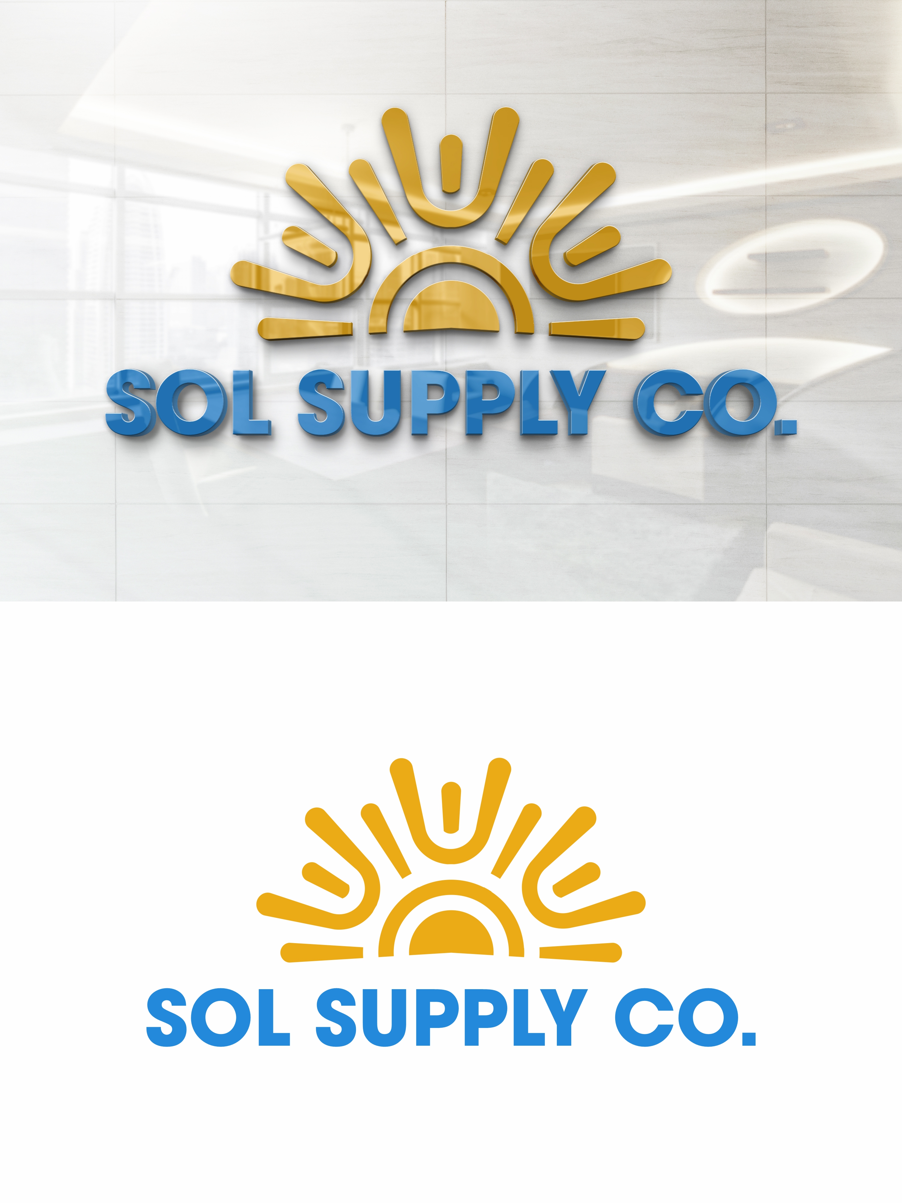 Logo-Design von Rizal Bagus für Sol Supply Co. | Design #28156390