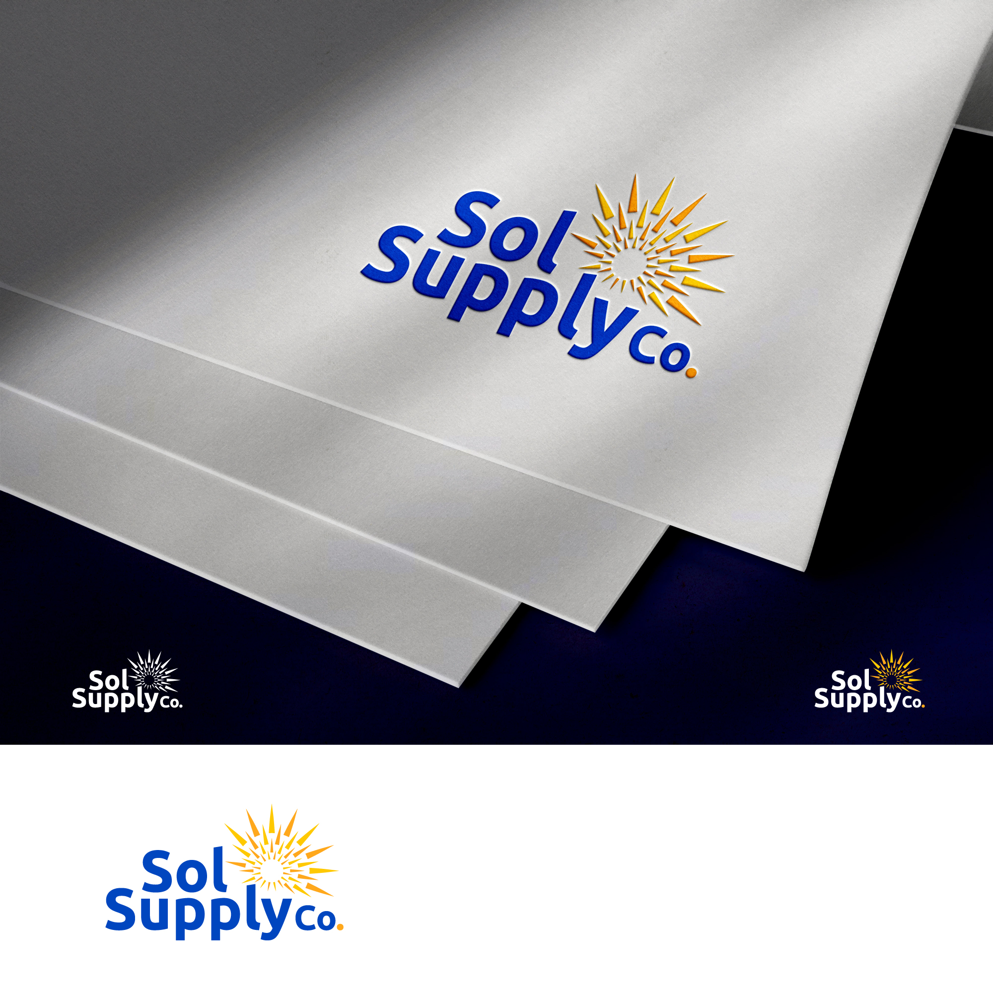 Logo Design by UMBRA Designs for Sol Supply Co. | Design #28157957