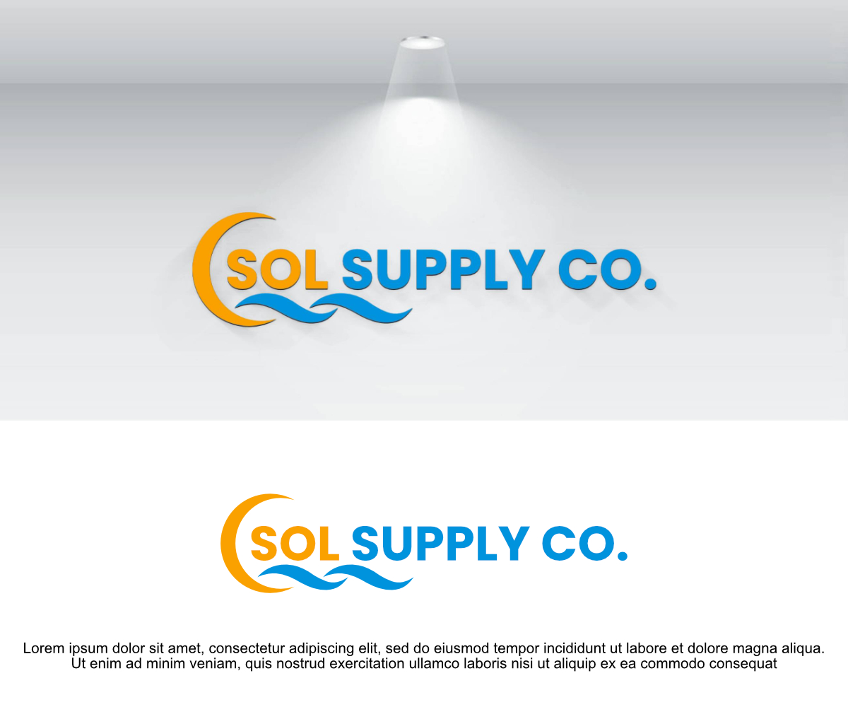 Diseño de Logo por yozikurnia777 para Sol Supply Co. | Diseño #28153359