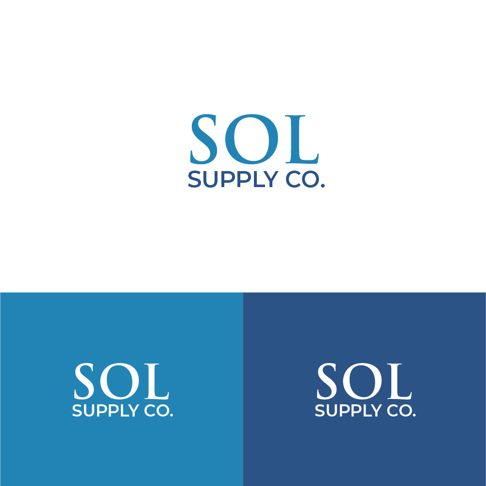 Logo Design by AlphabetZero.co.uk for Sol Supply Co. | Design #28160066