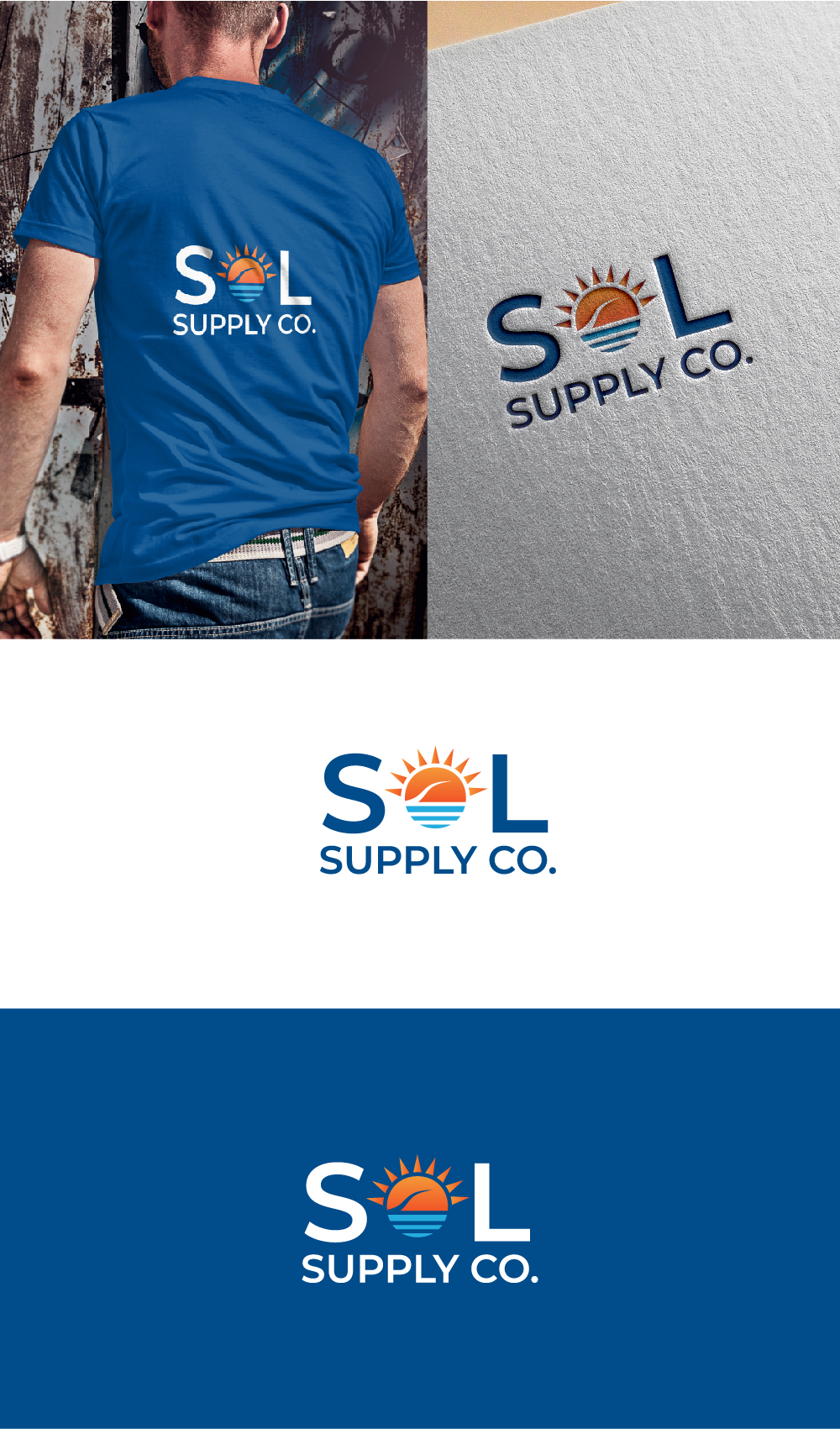 Logo Design by AlphabetZero.co.uk for Sol Supply Co. | Design #28160067