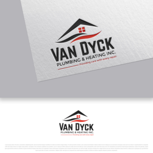 Logo Design by DesignDUO for Van Dyck Plumbing & Heating Inc. | Design: #28160436