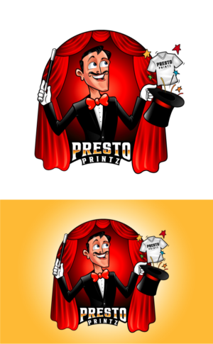 Presto Printz Logo Graphic | Diseño Gráfico por Suprakash 3
