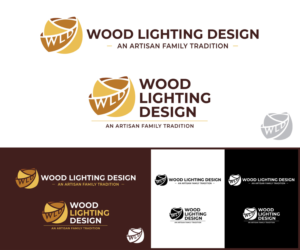Logo Design by MoonFeather for Wood Lighting Design | Design #28157579
