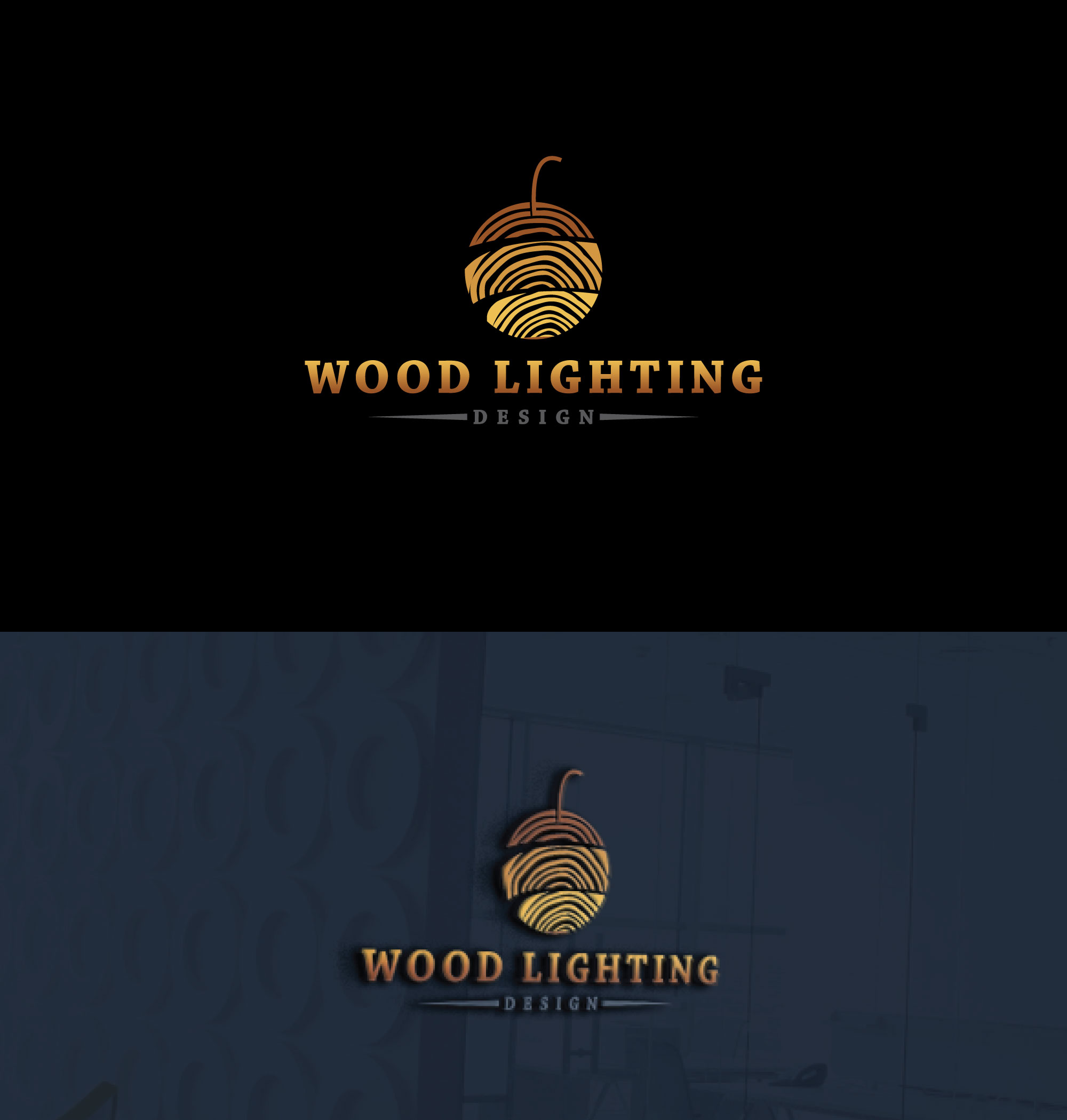 Logo Design by RRR Design for Wood Lighting Design | Design #28156939