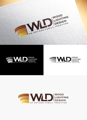 Logo Design by step forward 2 for Wood Lighting Design | Design: #28155479