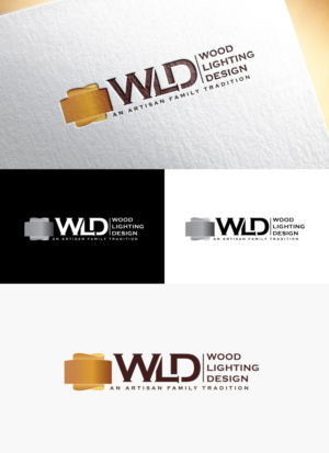 Logo Design by step forward 2 for Wood Lighting Design | Design: #28159653