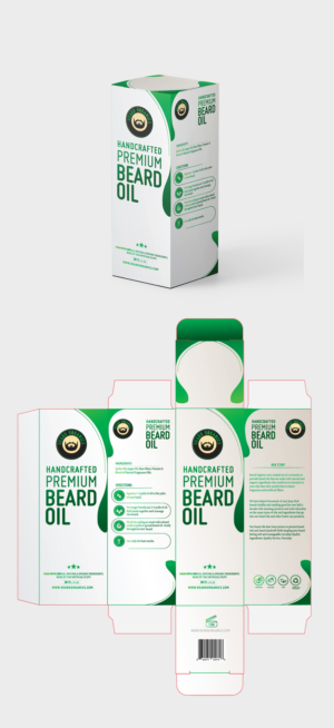 Packaging design for Organic Beard Care brand - Beard Organics | Verpackungs-Design von Sushanta_Halder