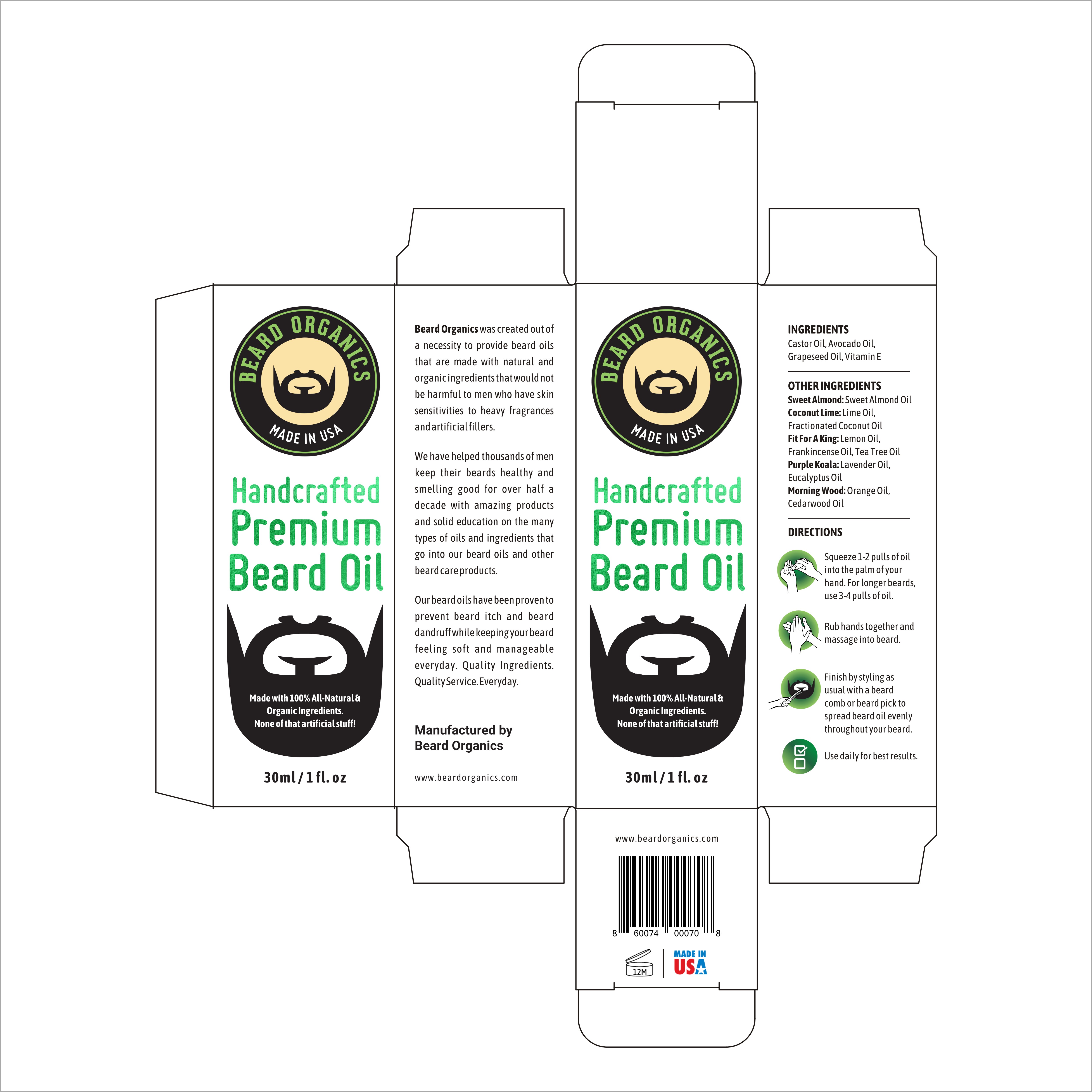 Design Emballage par saurabhjoshi pour Beard Organics LLC | Design #28168113