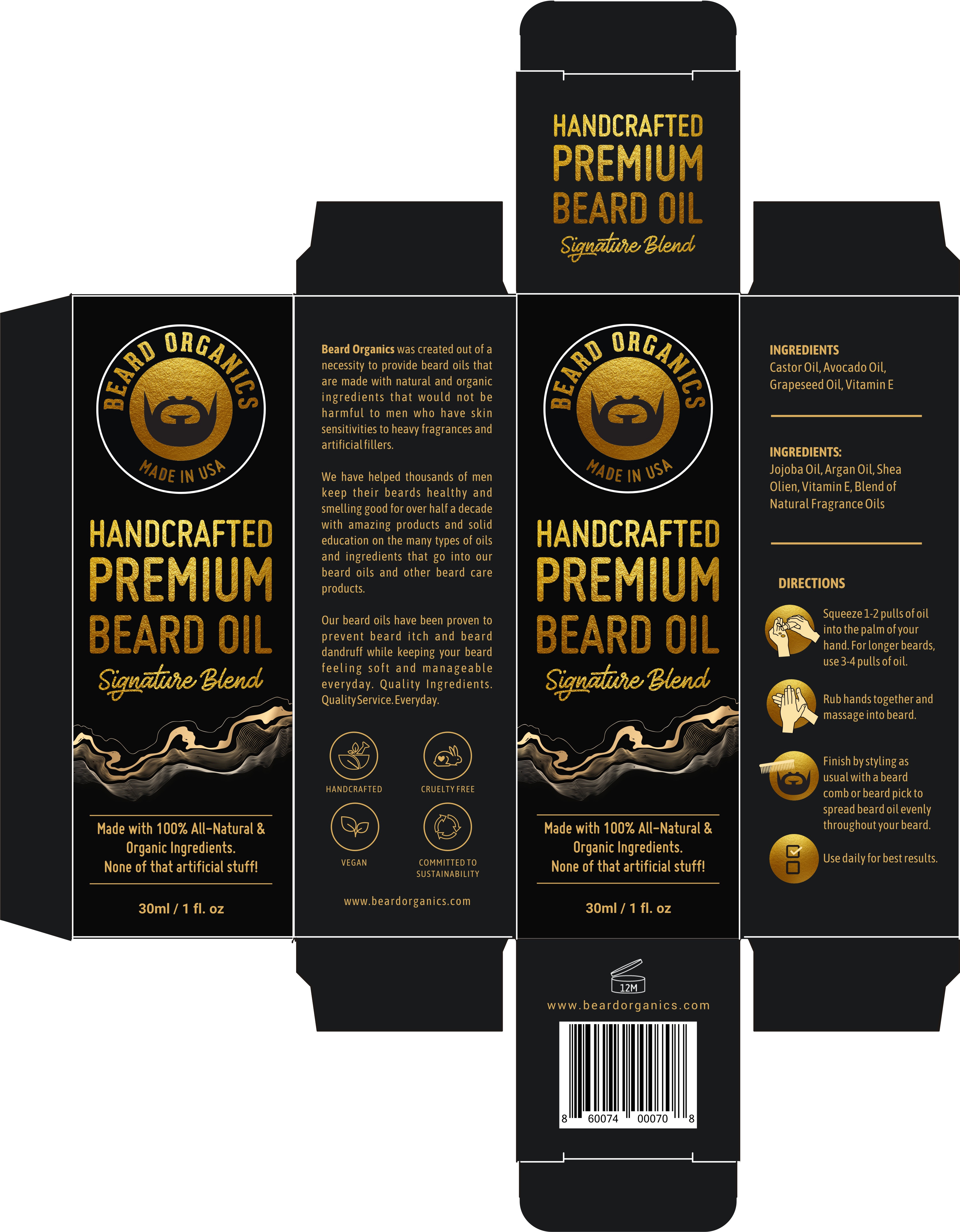 Packaging Design by saurabhjoshi for Beard Organics LLC | Design #28191508