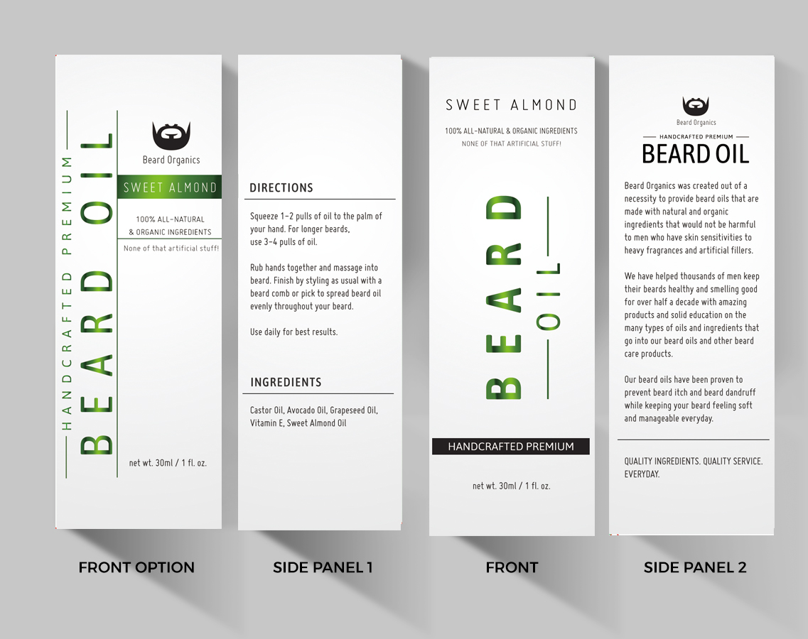 Packaging Design by rug for Beard Organics LLC | Design #28175048