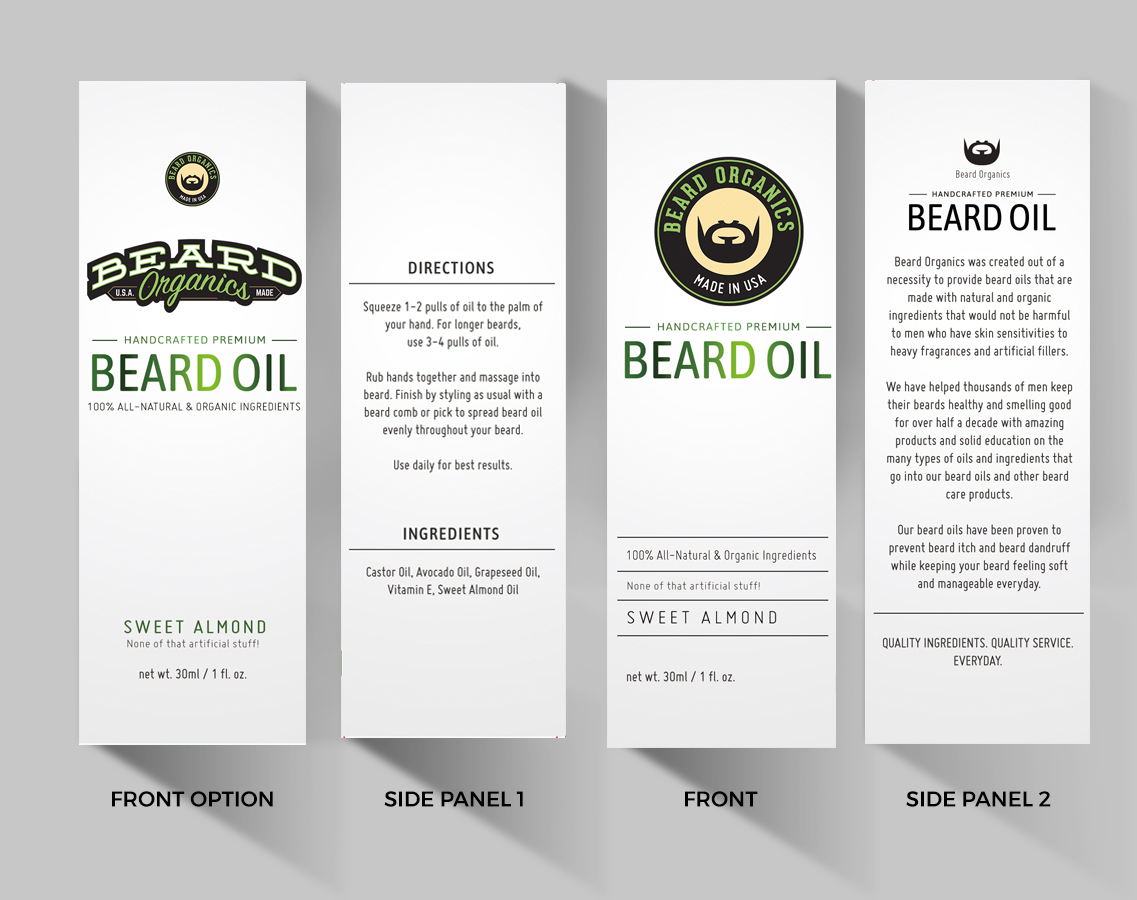 Packaging Design by rug for Beard Organics LLC | Design #28175051