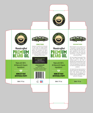 Packaging Design by SAI DESIGNS for Beard Organics LLC | Design: #28185085