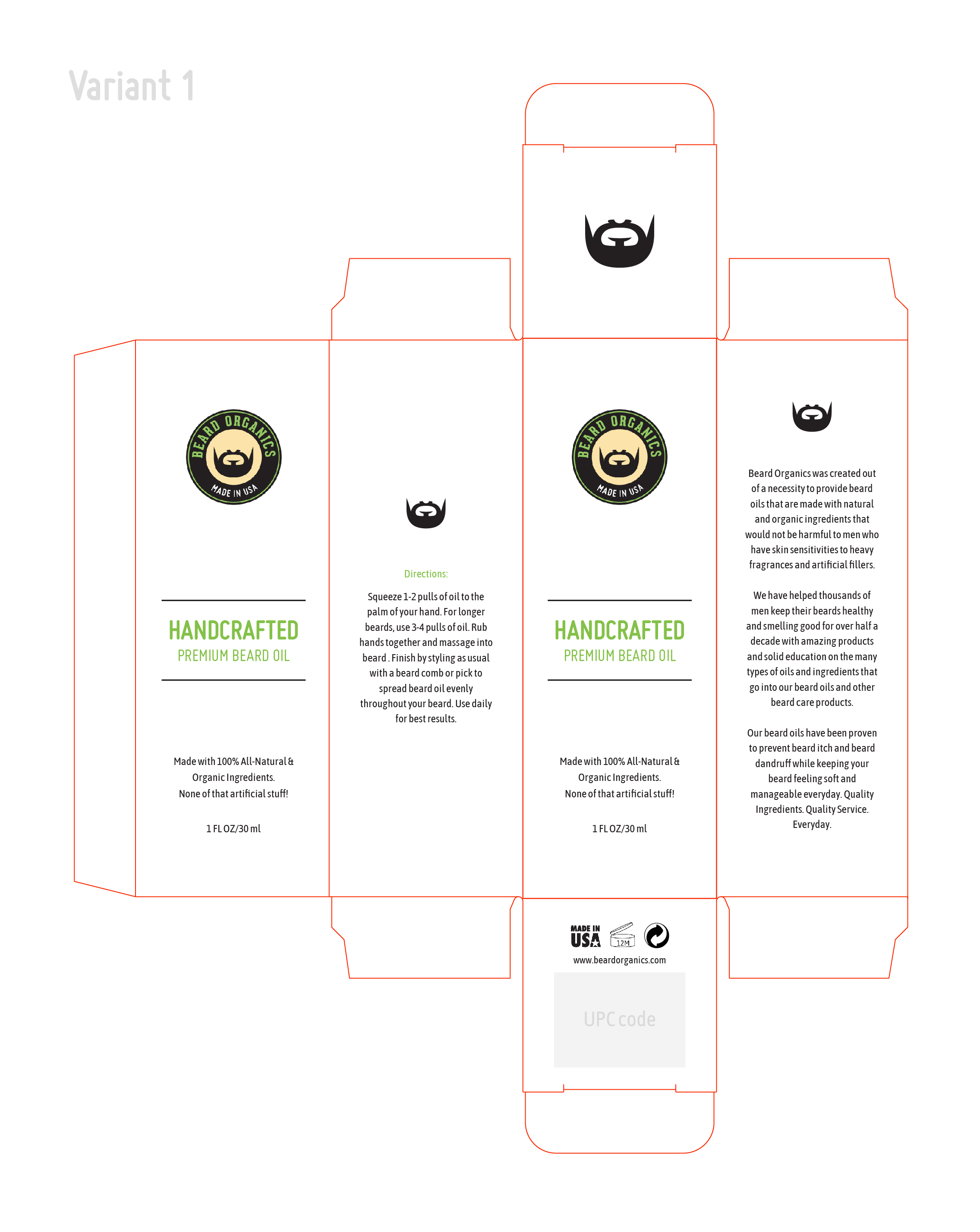 Design Emballage par Abdulmumin Imam pour Beard Organics LLC | Design #28176566