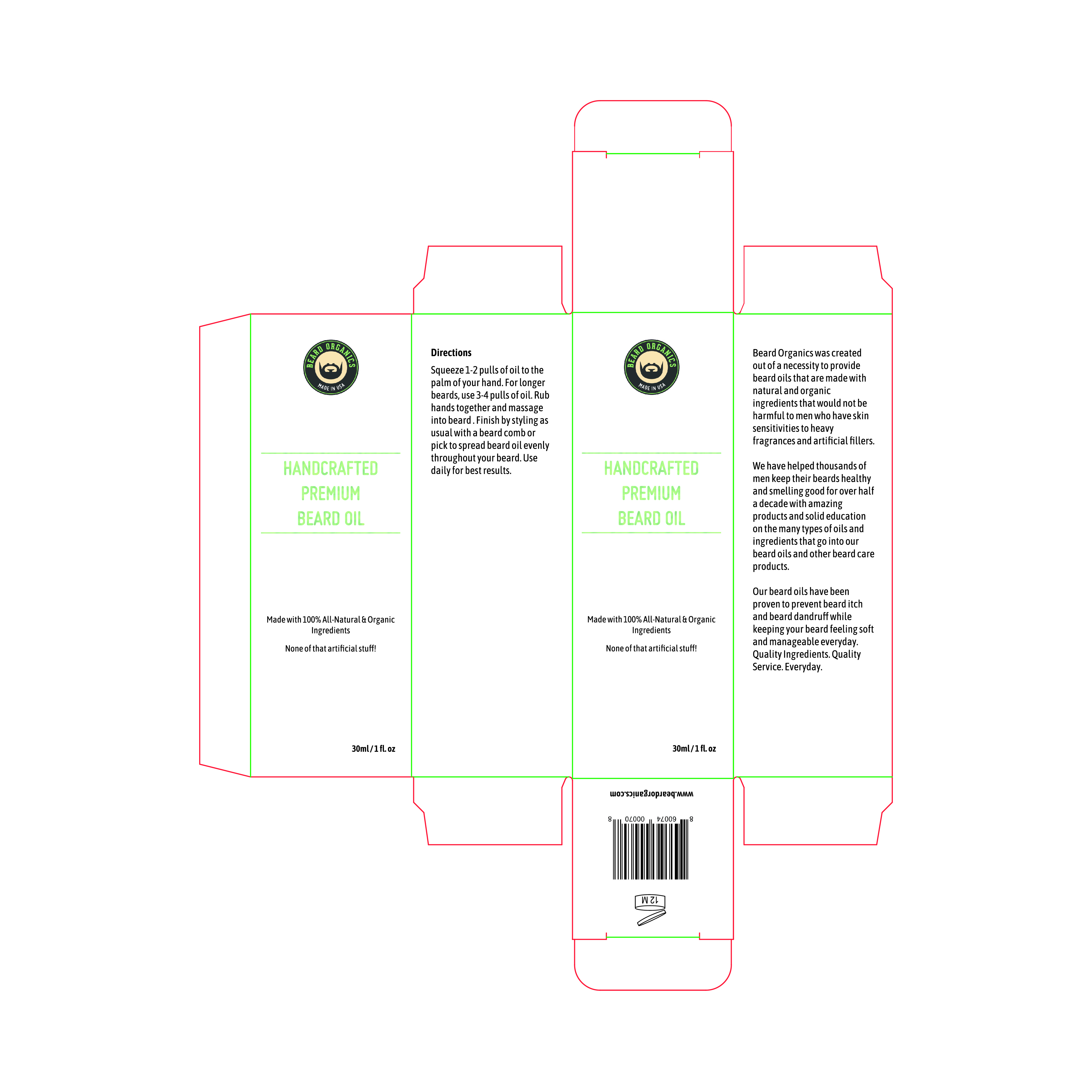 Packaging Design by vigs for Beard Organics LLC | Design #28165695