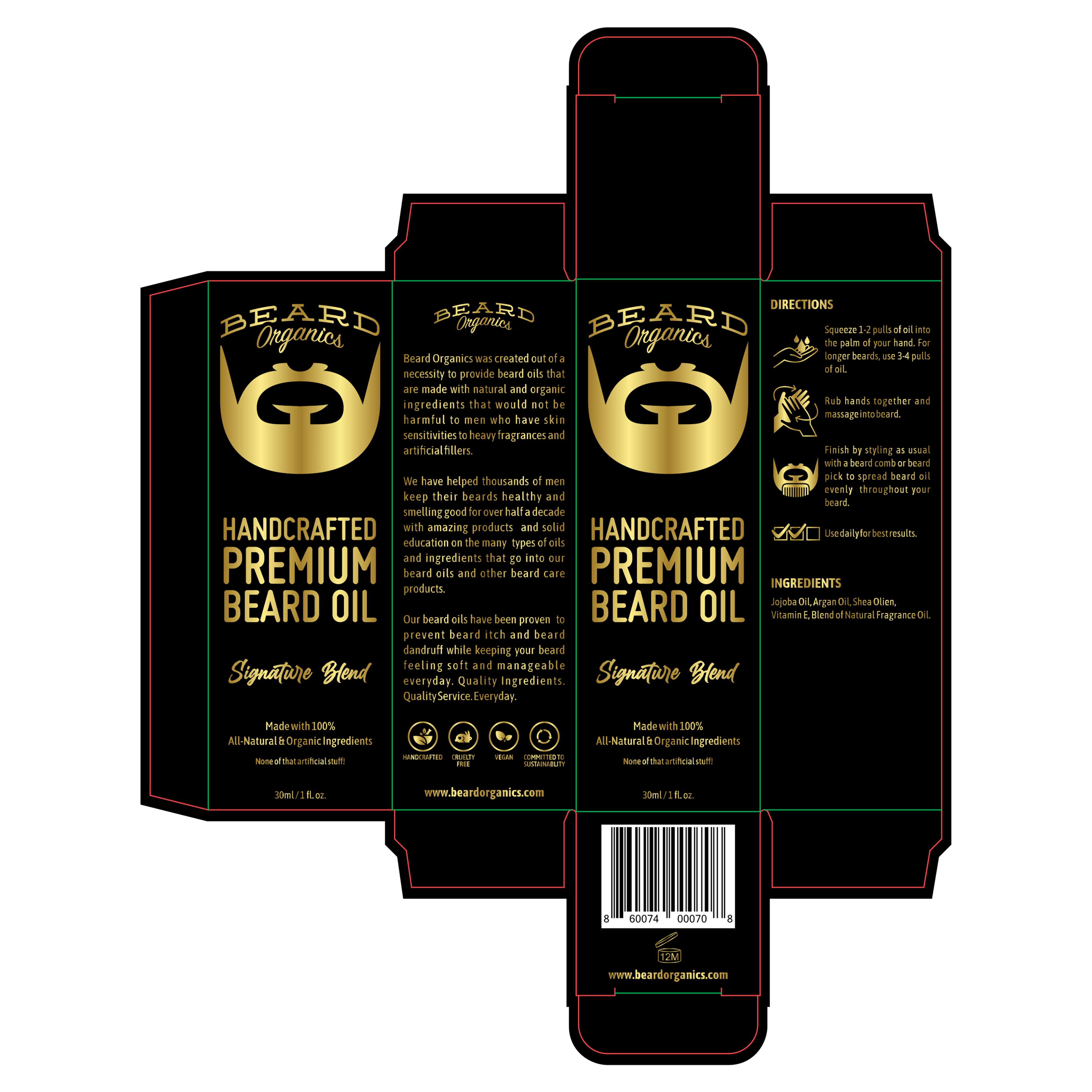 Design Emballage par RenCan pour Beard Organics LLC | Design #28198361