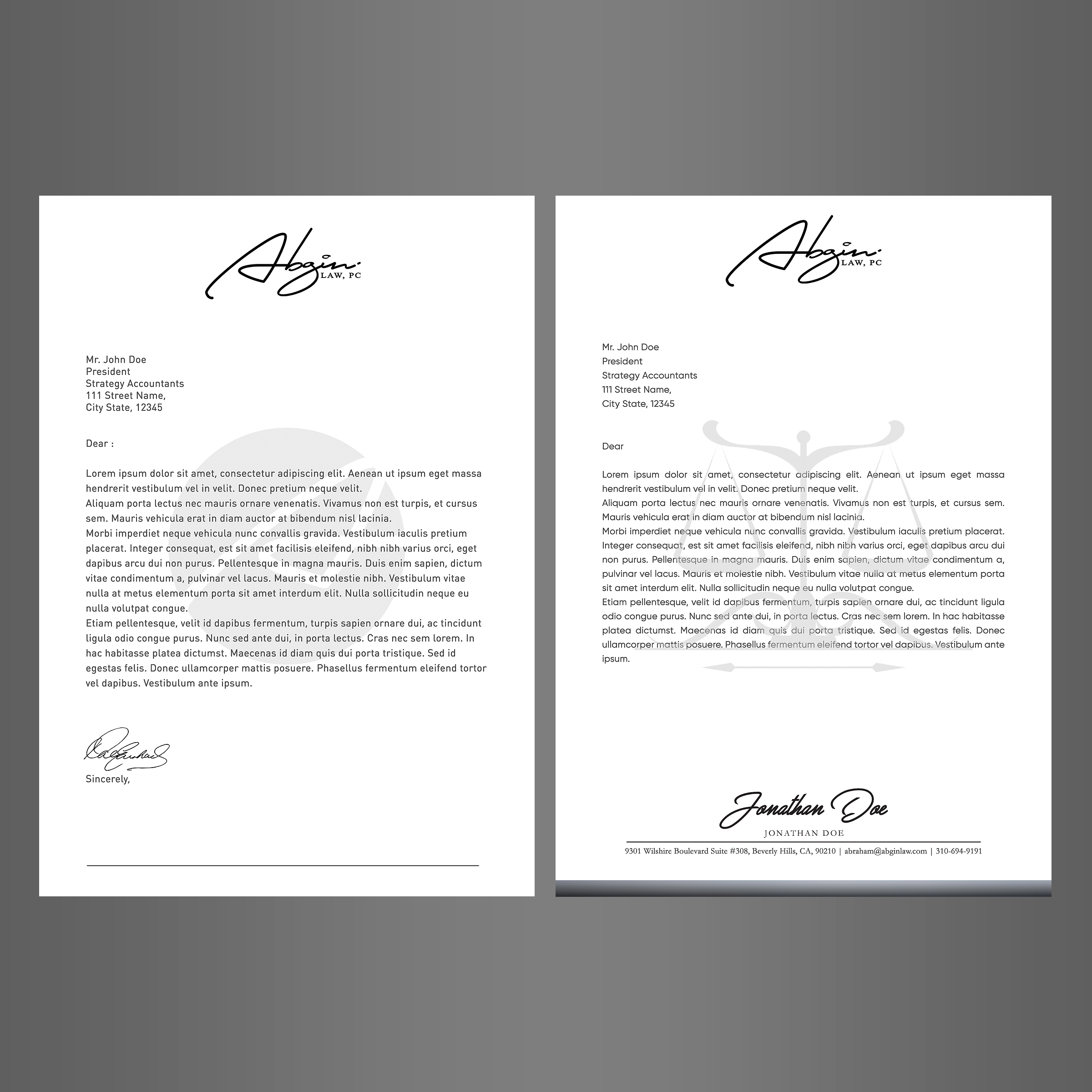 Letterhead Design by Designers Hub for this project | Design #28157215