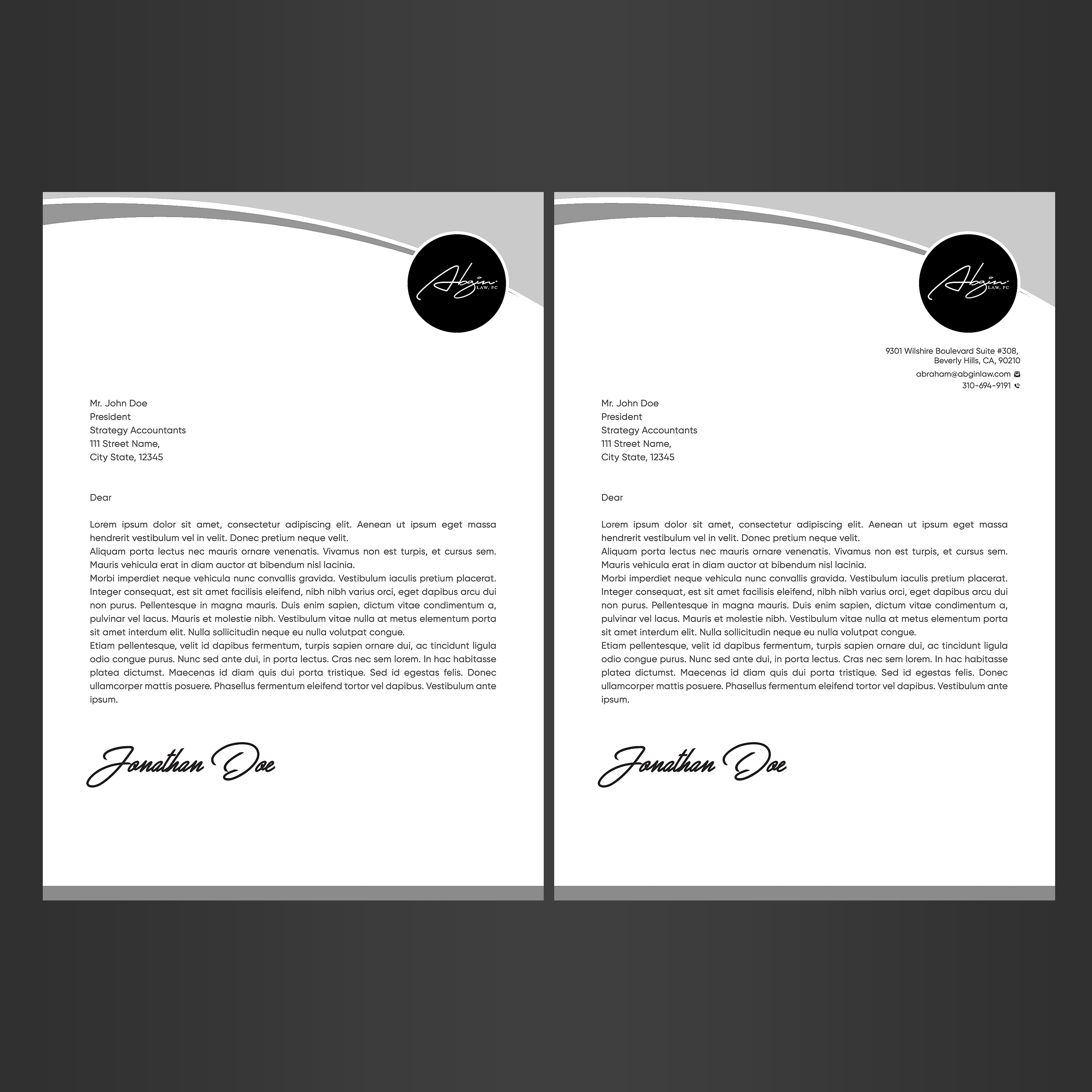 Letterhead Design by Designers Hub for this project | Design #28163966