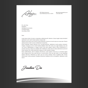 Letterhead Design by Designers Hub for this project | Design: #28170054