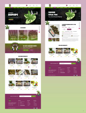 delta 8 thc 2 page design needed | Web Design by pb