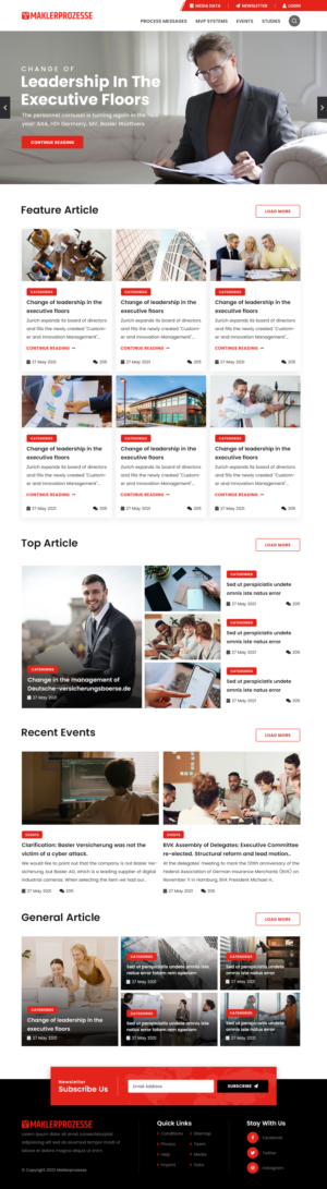 Maklerprozsse.de | Web Design par sai.designer87