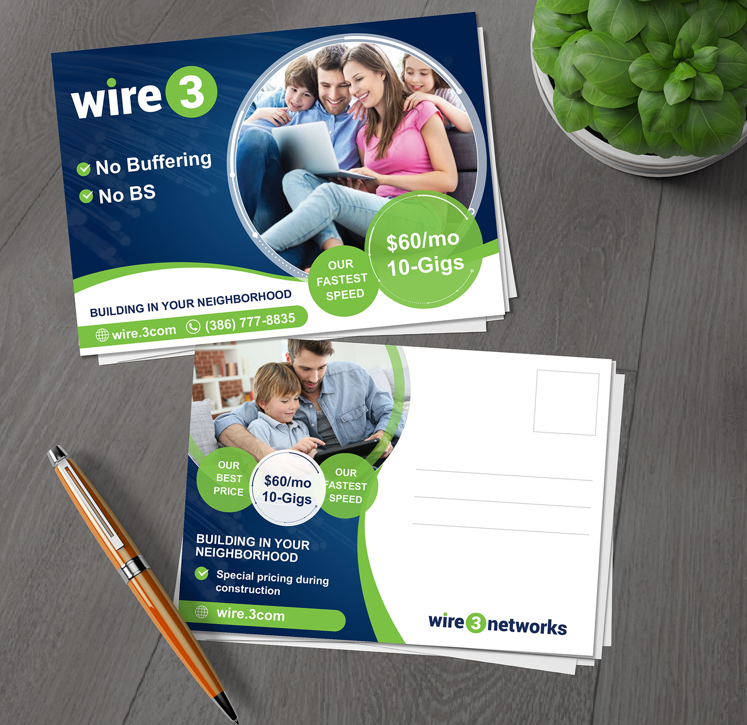 Diseño de Flyer por alex989 para Wire 3 LLC | Diseño #28161593