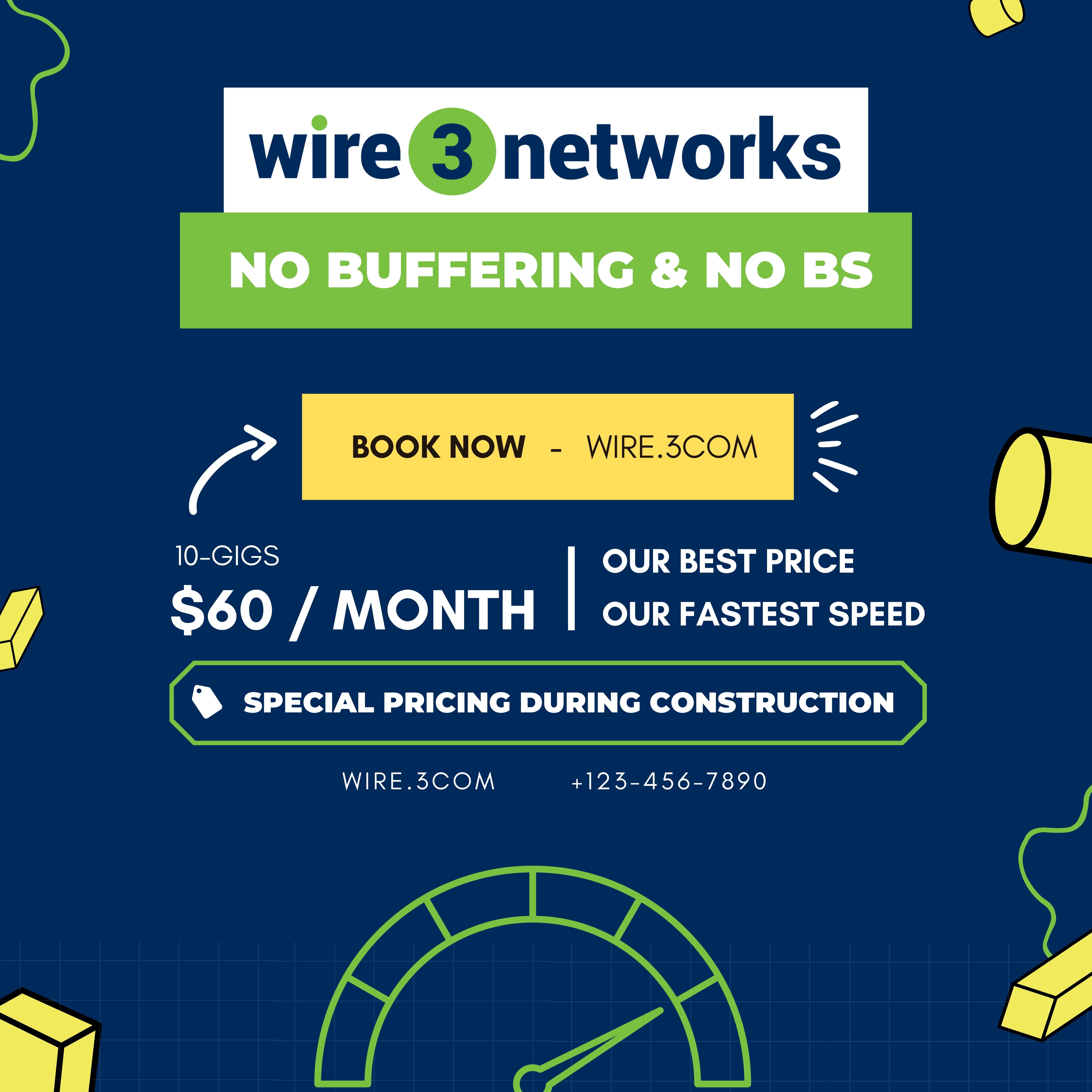 Diseño de Flyer por creatographics para Wire 3 LLC | Diseño #28194357