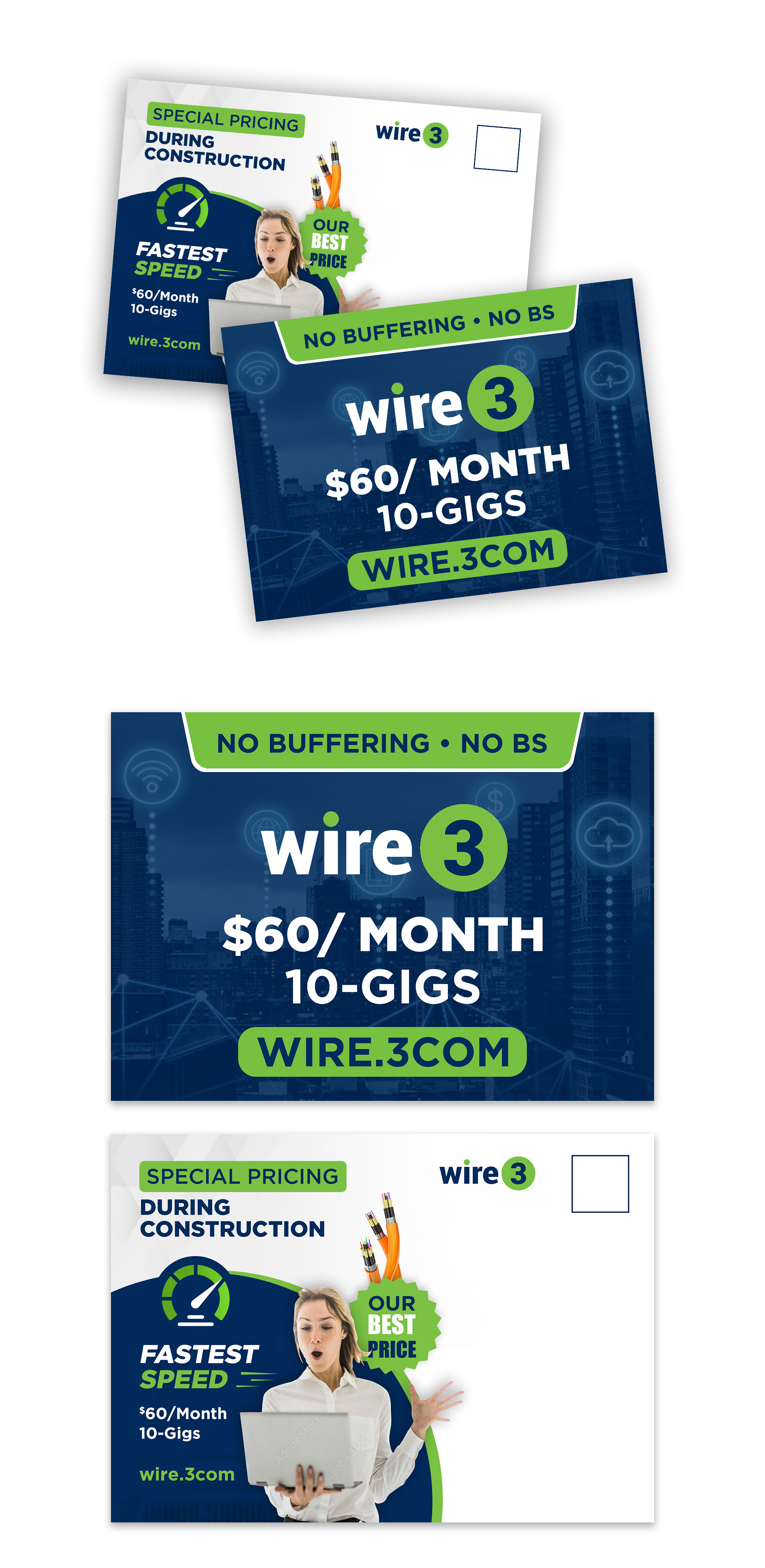 Diseño de Flyer por debdesign para Wire 3 LLC | Diseño #28160936