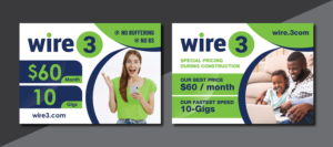Diseño de Flyer por Deziners Zone para Wire 3 LLC | Diseño: #28162094