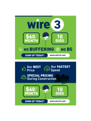 Flyer Design by Benson M. for Wire 3 LLC | Design: #28191659