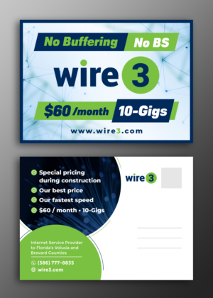 Diseño de Flyer por ecorokerz para Wire 3 LLC | Diseño: #28159992